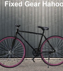 Xe đạp Fixed Gear Hahoo Màu đen – Xe đạp sành điệu dành cho người sành điệu